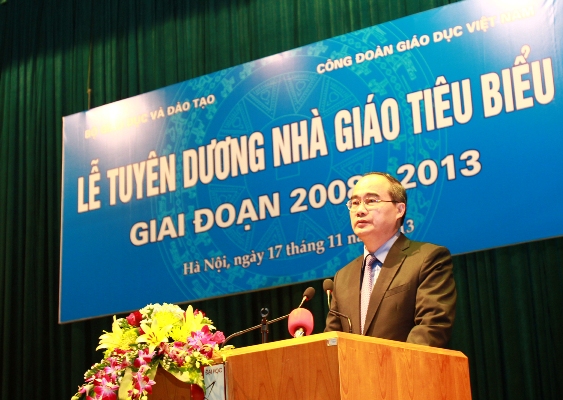 Tôn vinh 160 nhà giáo tiêu biểu giai đoạn 2008-2013